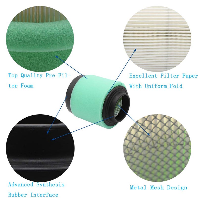 LOCOPOW 1253372 Air Filter for Polaris Magnum 330 325 ATP 330 Trail Boss 325 330 4x4 Trail Blazer 330 With Oil Filter 2520799 Fuel Filter 2530009 3 packs - Image 4